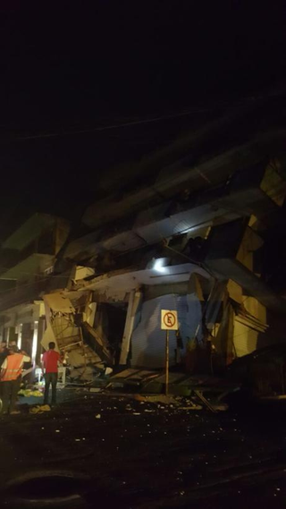 Foto: Hotel Ane Centro en Oaxaca (Protección Civil Oaxaca / Twitter | Univision).